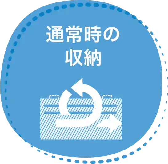通常時の収納