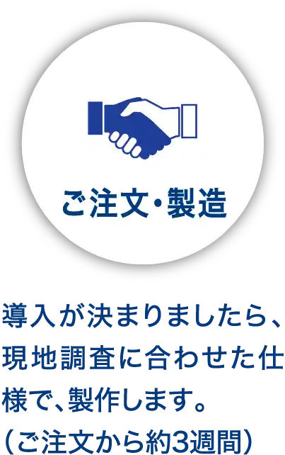 ご注文・製造
