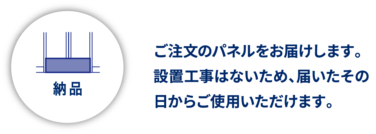 納品
